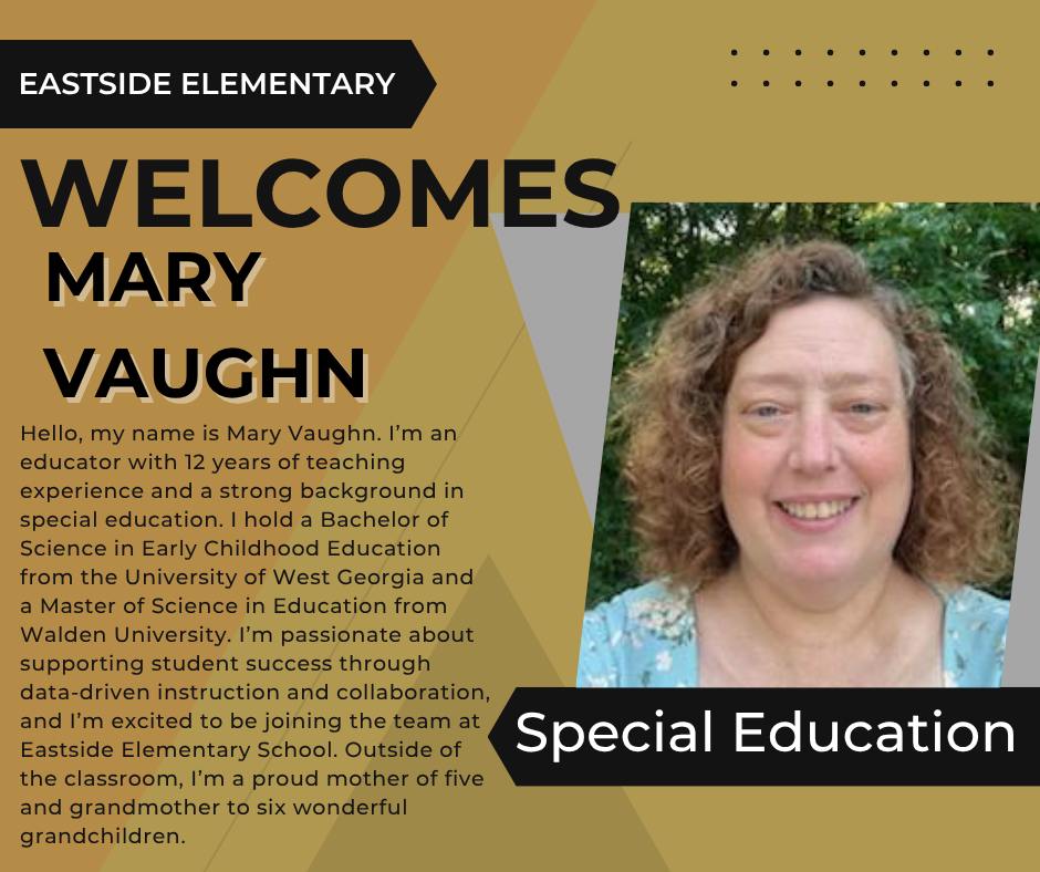 Eastside welcomes Mary Vaughn to special Education