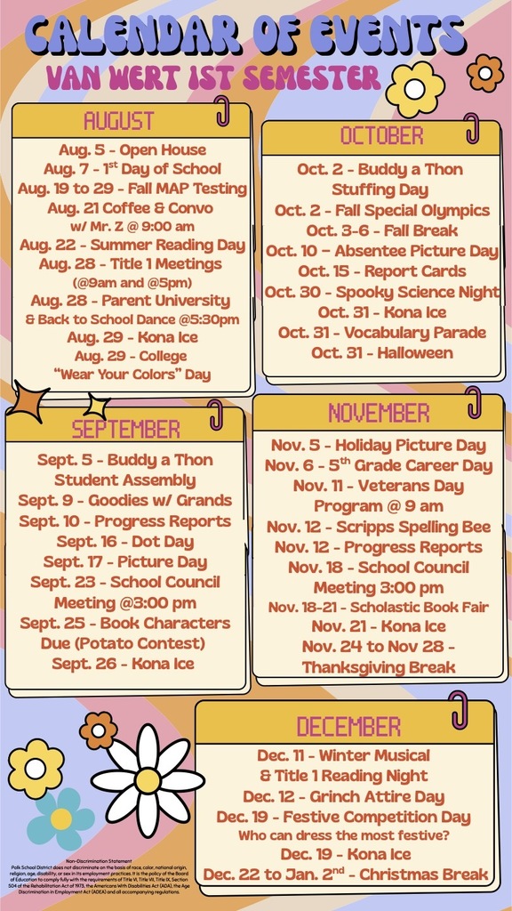 Tentative Calendar of Events. See the PDF link for more information. https://5il.co/3n60e 