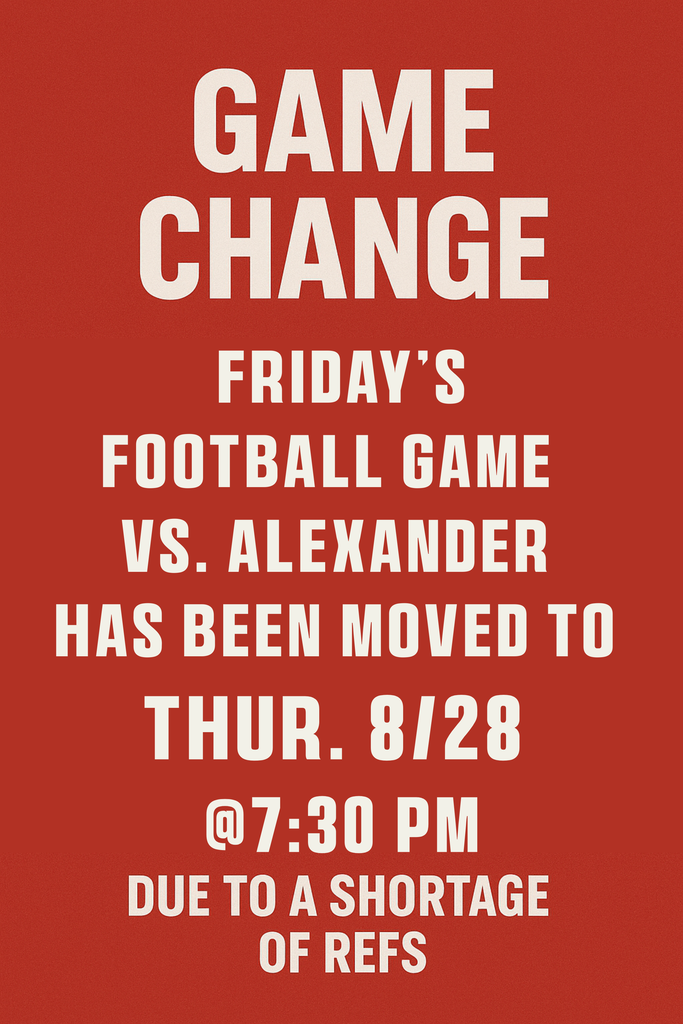 football game vs. Alexander