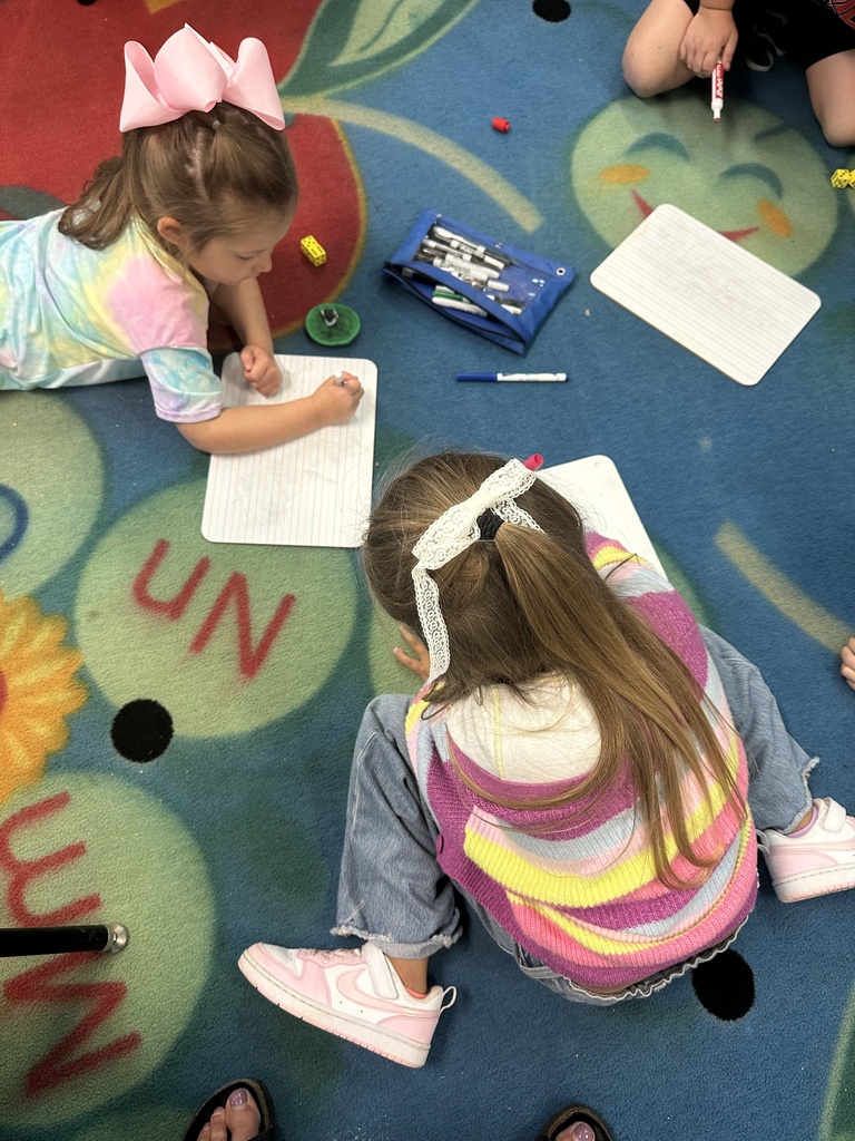 Ms. Guthrie's class working on math. 