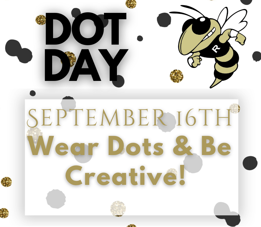 Dress in big dots, little dots, or polka dots on September 16th to celebrate International Dot Day at Van Wert! This celebration promotes literacy, creativity, and lots more. You can join author Peter H. Reynolds on Monday for his live-stream reading. https://www.internationaldotday.org/