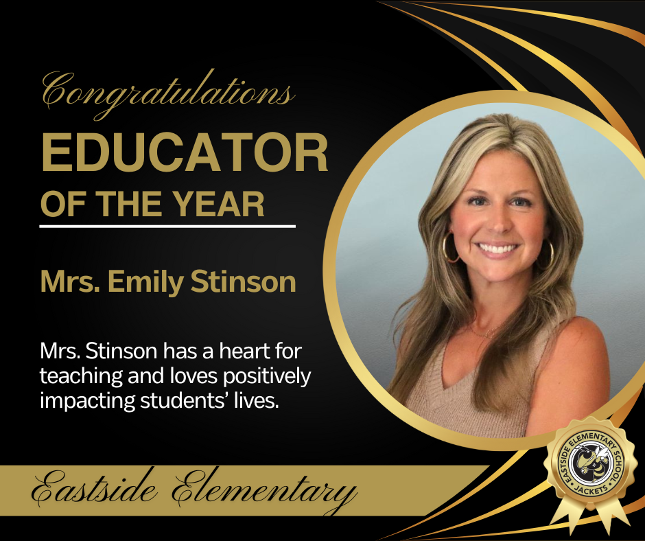 Educator of the Year, Emily Stinson