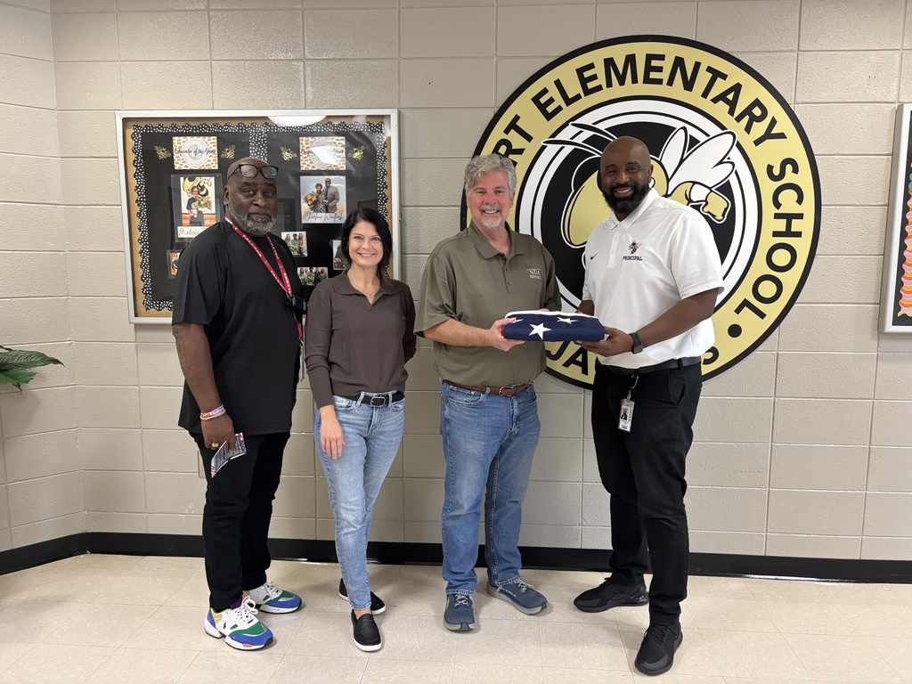 Thank you to Mr. Allen Dean from Nathan Dean Insurance for donating these wonderful flags to our school. 