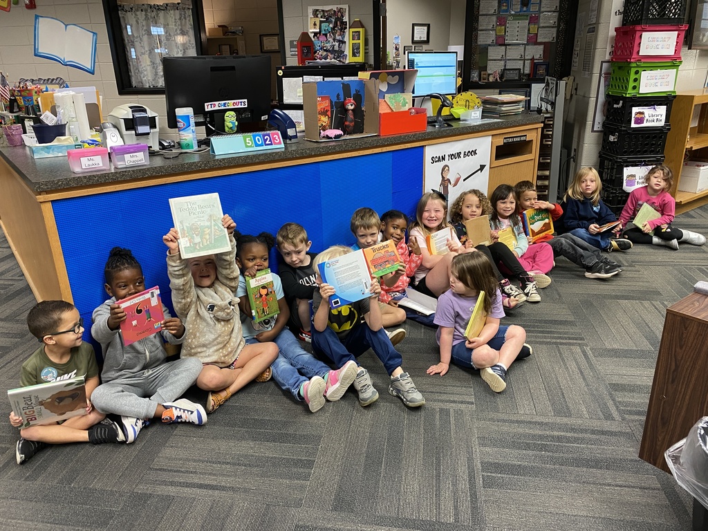 A BIG thank you to Mrs. Haynes' class for pushing us over the 5,000 checkout mark! Way to go, Van Wert students! 
