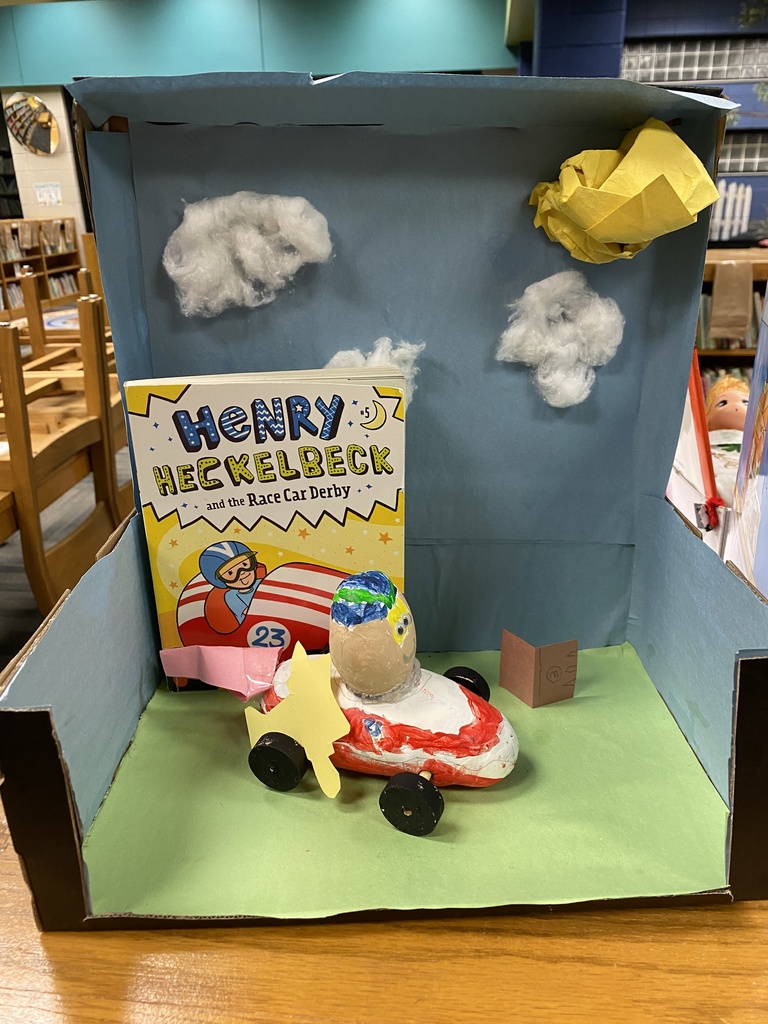 A potato book character picture of a display.