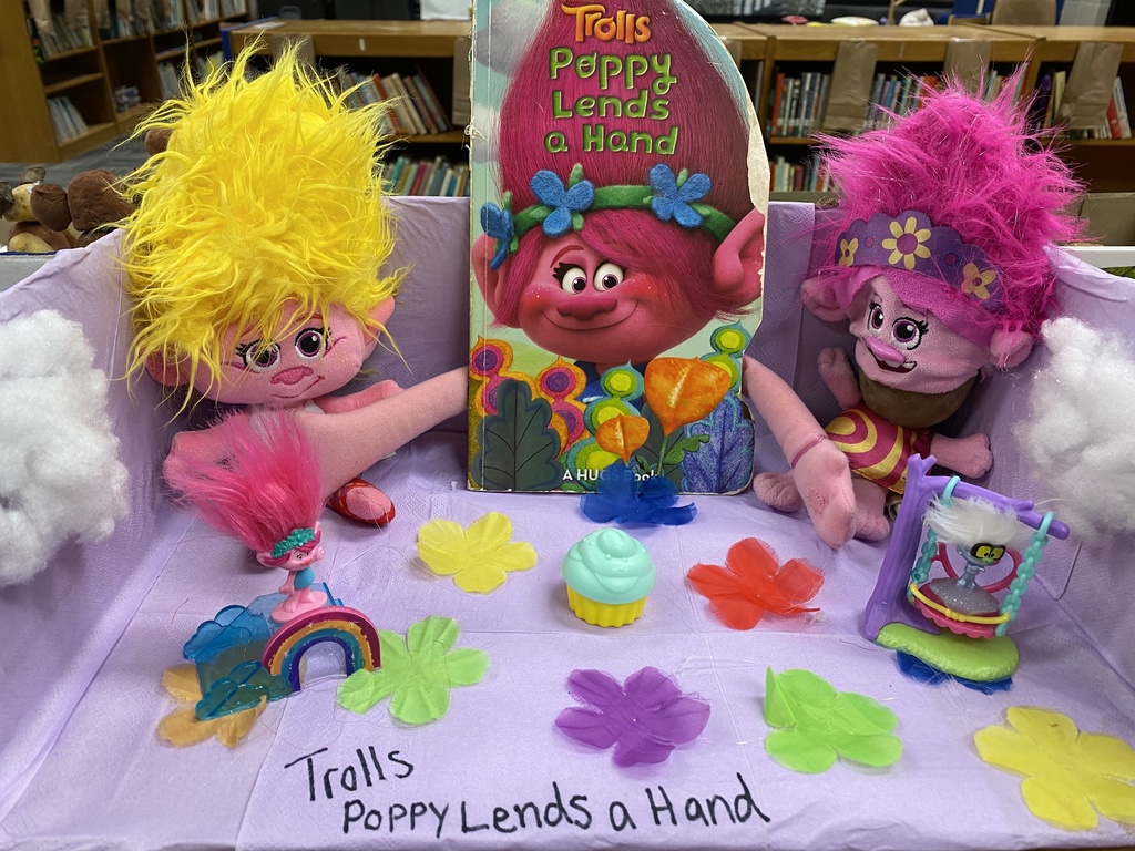 A potato book character picture of a display.  Trolls Poppy picture