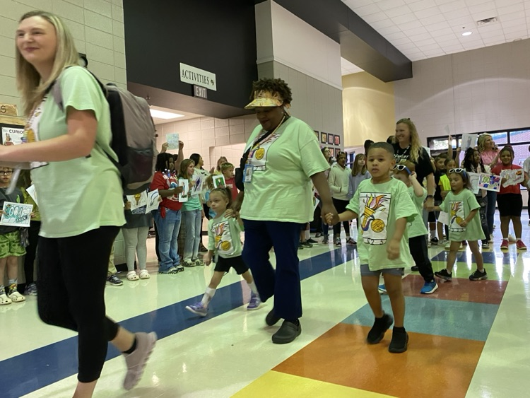 our Van Wert special Olympian’s walking out in a parade