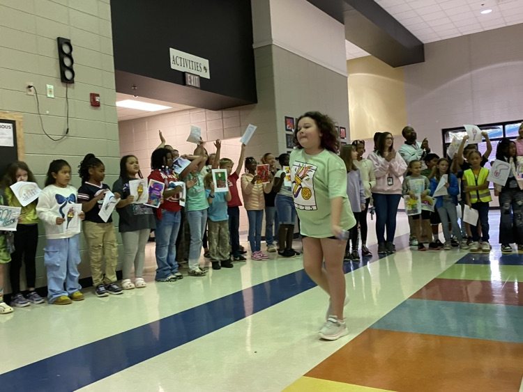 our Van Wert special Olympian’s walking out in a parade