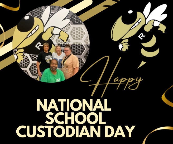 Happy National School Custodian Day!! We wouldn't make it a day without all of you.