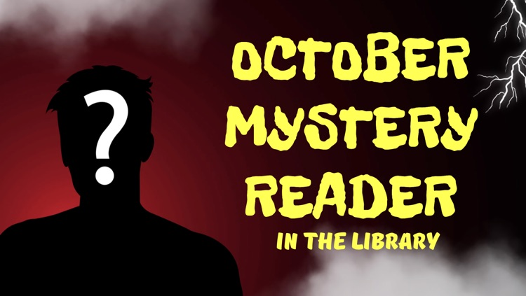 October mystery readers flyer for the library