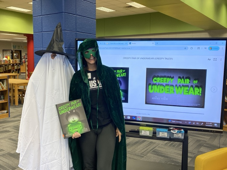 our first mystery readers were parents from Mrs stringers class