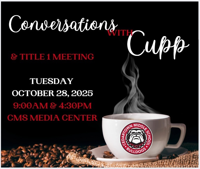 flyer with specifics on black background with white and red text