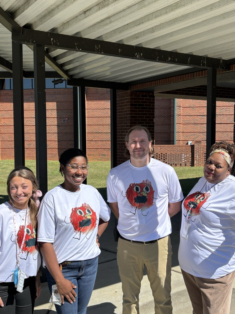 One of our very own Van Wert students designed a shirt, and check out or faculty wearing her design. Way to go, Juliann!!