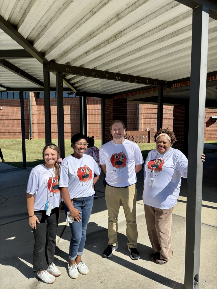 One of our very own Van Wert students designed a shirt, and check out or faculty wearing her design. Way to go, Juliann!!