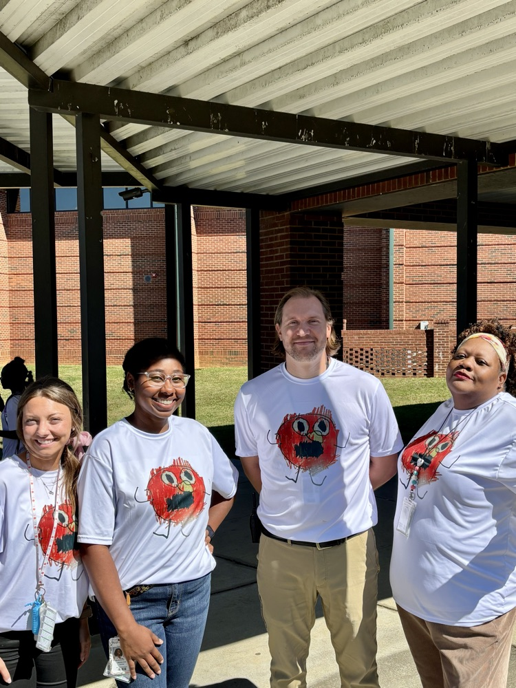 One of our very own Van Wert students designed a shirt, and check out or faculty wearing her design. Way to go, Juliann!!