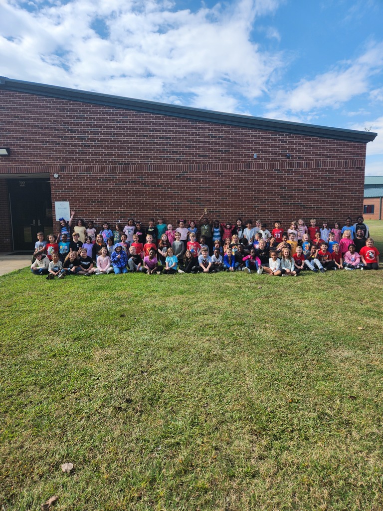 2nd grade students posing with the AR GOAT trophy. Congratulations to our 2nd-grade students! They earned the G.O.A.T. trophy last week after beating Eastside Elementary. This week, it's 1st grade's turn! Let's go, 1st-grade students! #GOAT #ARchallenge