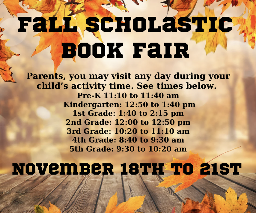 Dear families, Get ready—the Scholastic Book Fair is coming to our school! This is a great opportunity to build your child’s home library with new books they’ll dive into again and again.  The easiest way to let your child shop the Fair independently is by creating an eWallet. It’s easy to set up and easy for others to add funds. We do accept cash, cards, and eWallets.  Here’s everything else you need to know about the Book Fair:   Dates: November 18 to 21, 2025 Location: Van Wert Media Center Families: You are invited to shop during with your child during your child’s activity time. See schedule below.  For full details and to create an eWallet, visit our school’s Book Fair homepage: https://www.scholastic.com/bf/vanwertelementaryschool6  More than ever, we need to get students reading. Studies prove* that children with more books at home have higher-level reading skills and attain more years of education overall.  Lastly, this is a great opportunity to be a Book Fair volunteer! When you give your time, it helps make our Fair an unforgettable reading experience where every purchase benefits our school directly. Happy reading, Christy Sisneros Van Wert Library Media Specialist 