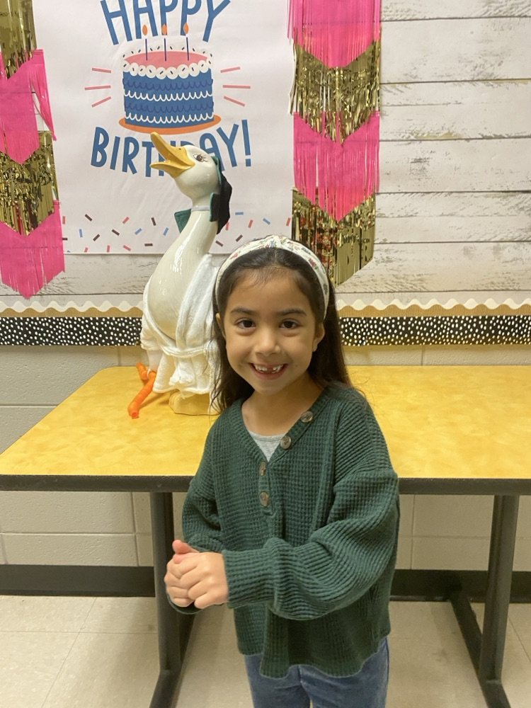 girl posing with the goose  Happy Birthday to the following students who celebrated a birthday recently!! #happybirthday