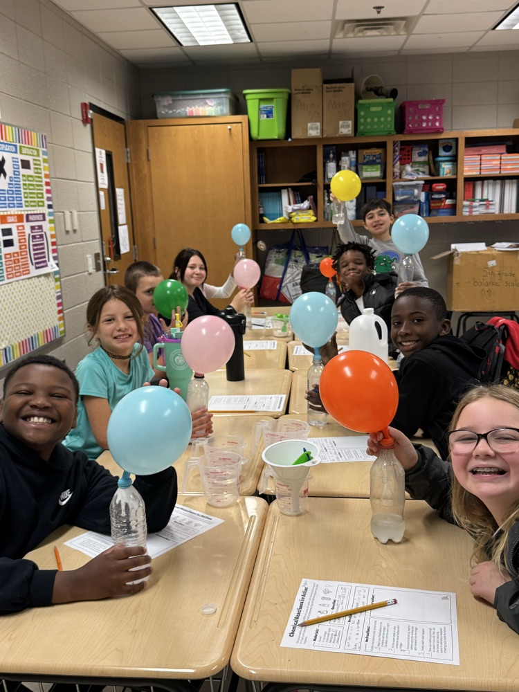 kids working on science experiment 