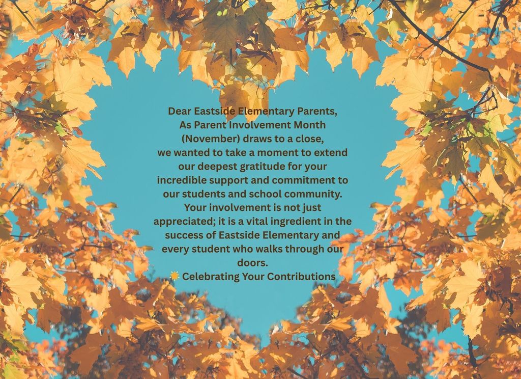 Thank you parents for collaboration and support!