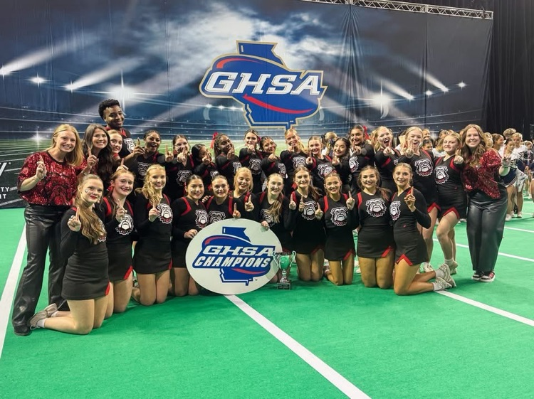 CHS game day cheer team state champs