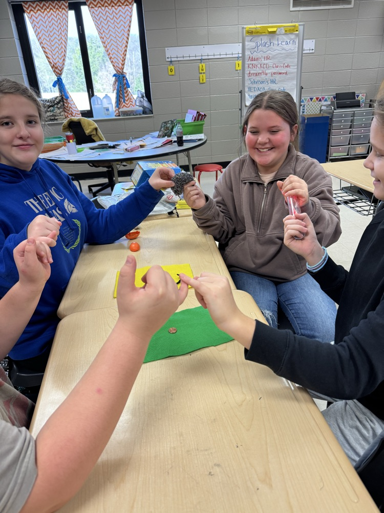 pic of students working with circuits during a Georgia power lesson. Mrs. Wallace from Georgia Power visited our 5th grade students yesterday to explore circuits and more.