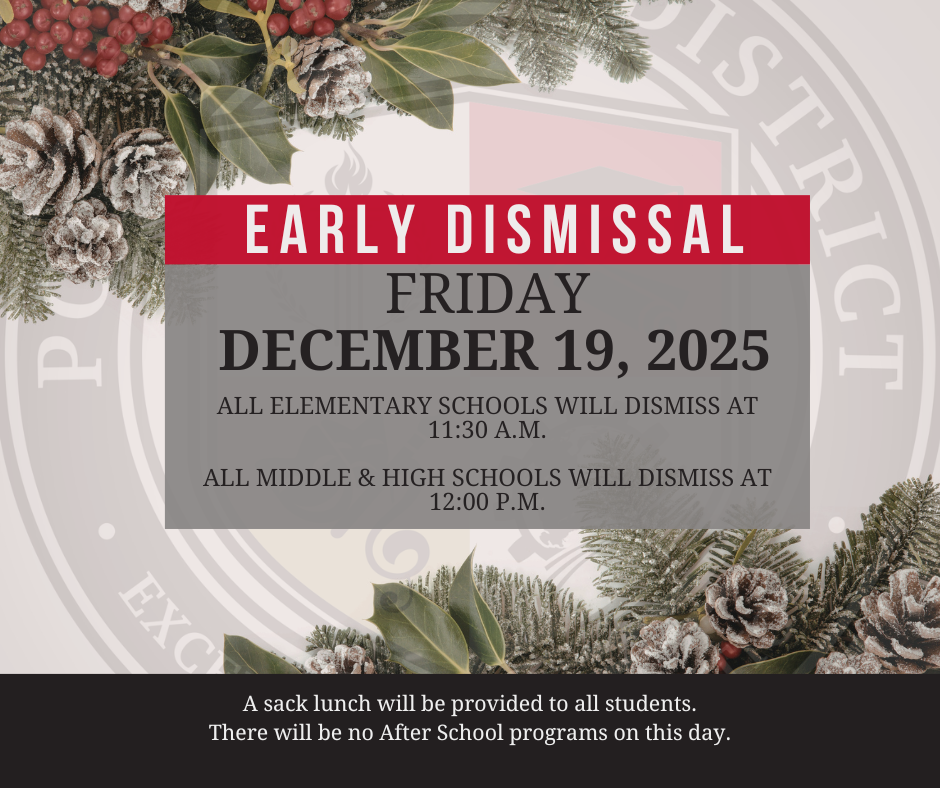 Early Dismissal Friday, December 19, 2025