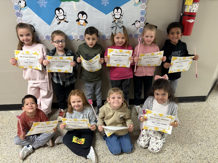 Top 10 Growth for Math 