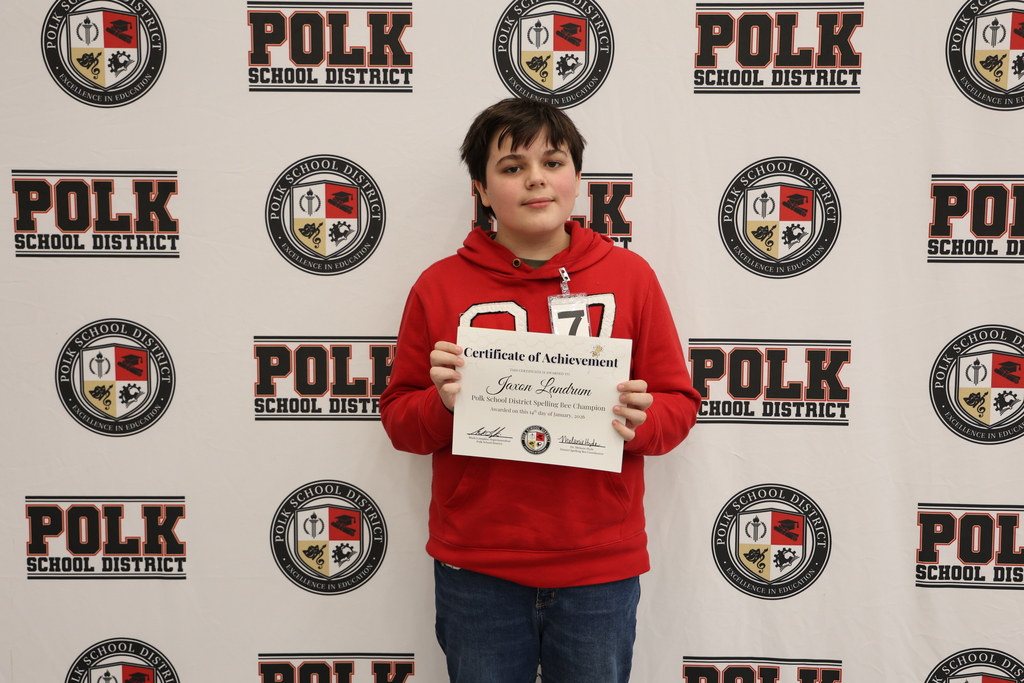 Jaxon Landrum - District Winner