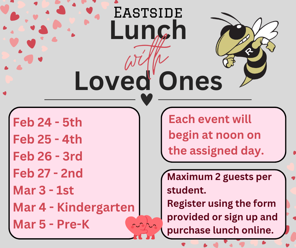 Lunch with loved ones schedule of events