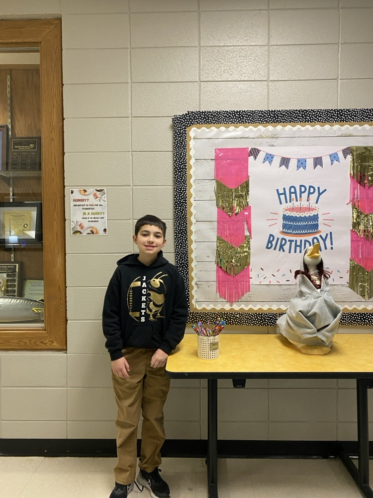 Happy Birthday to the following students who celebrated a birthday recently!! #happybirthday pictured is a student posing with the goose who has a birthday this week