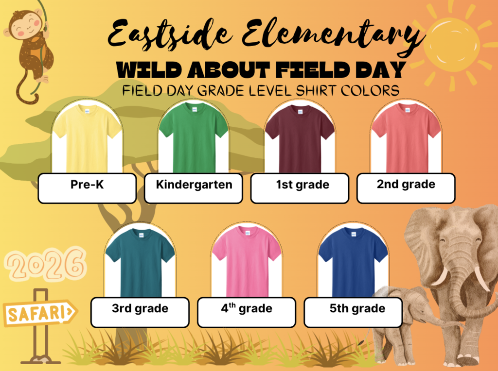 Eastside field day shirt colors