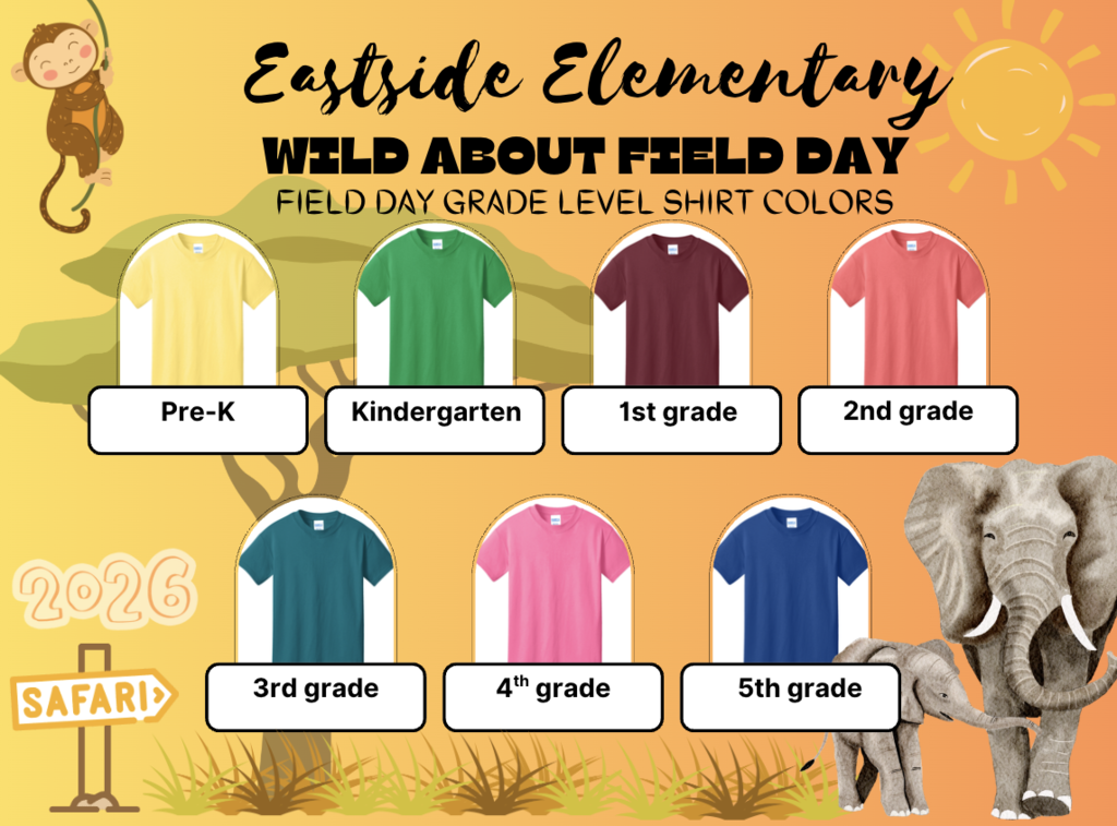 Shirt colors for field day shirts