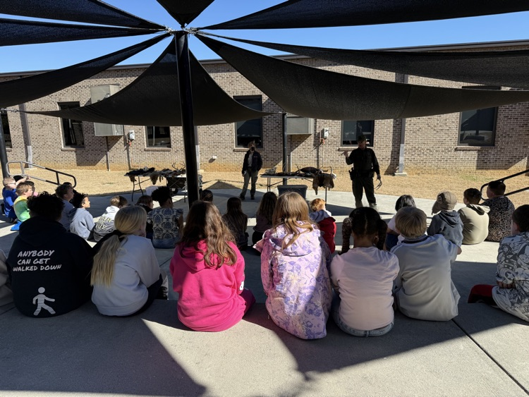 We had a great time in our outdoor classroom .