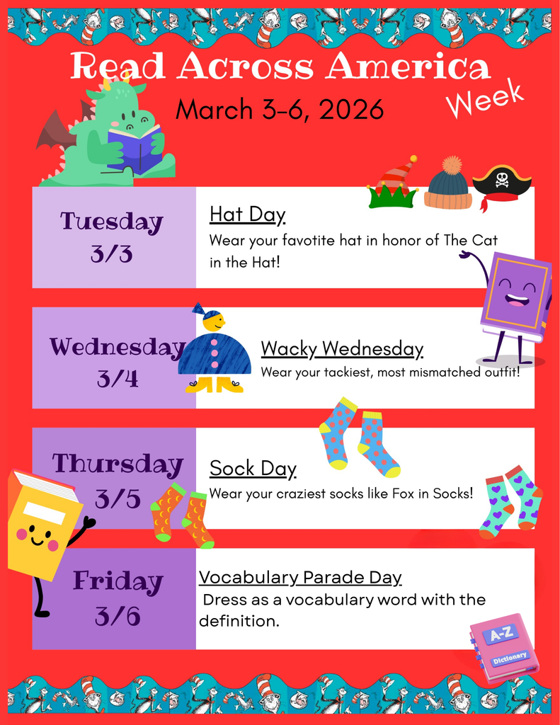 Read Across America dress up days