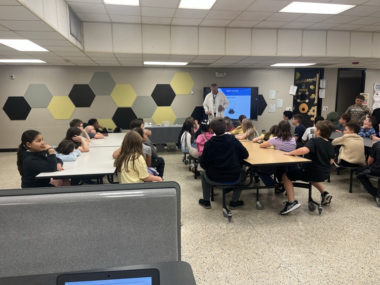 Dr. Bob visits 4th grade!