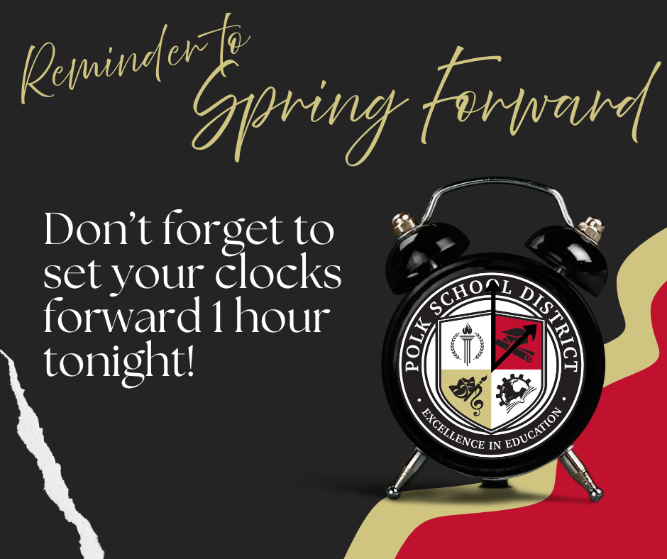 Set clock forward 1 hour