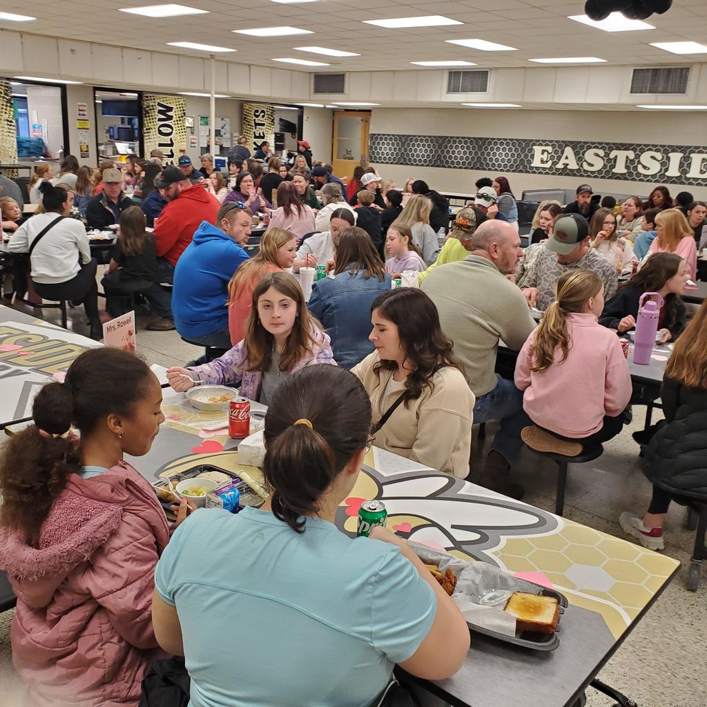 Families at Lunch with Loved Ones