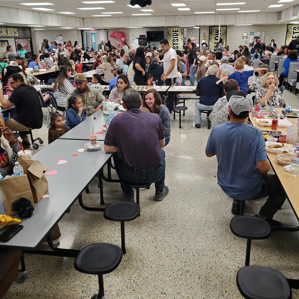 Families at Lunch with Loved Ones