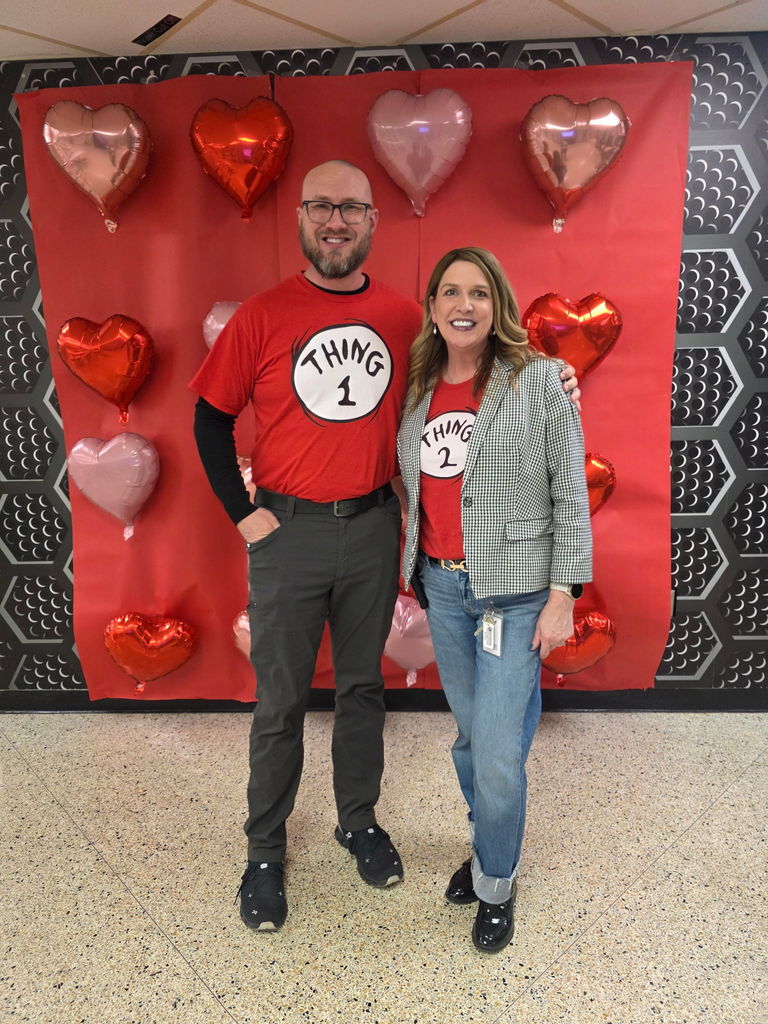 Principal and Assistant Principal at Lunch with Loved ones