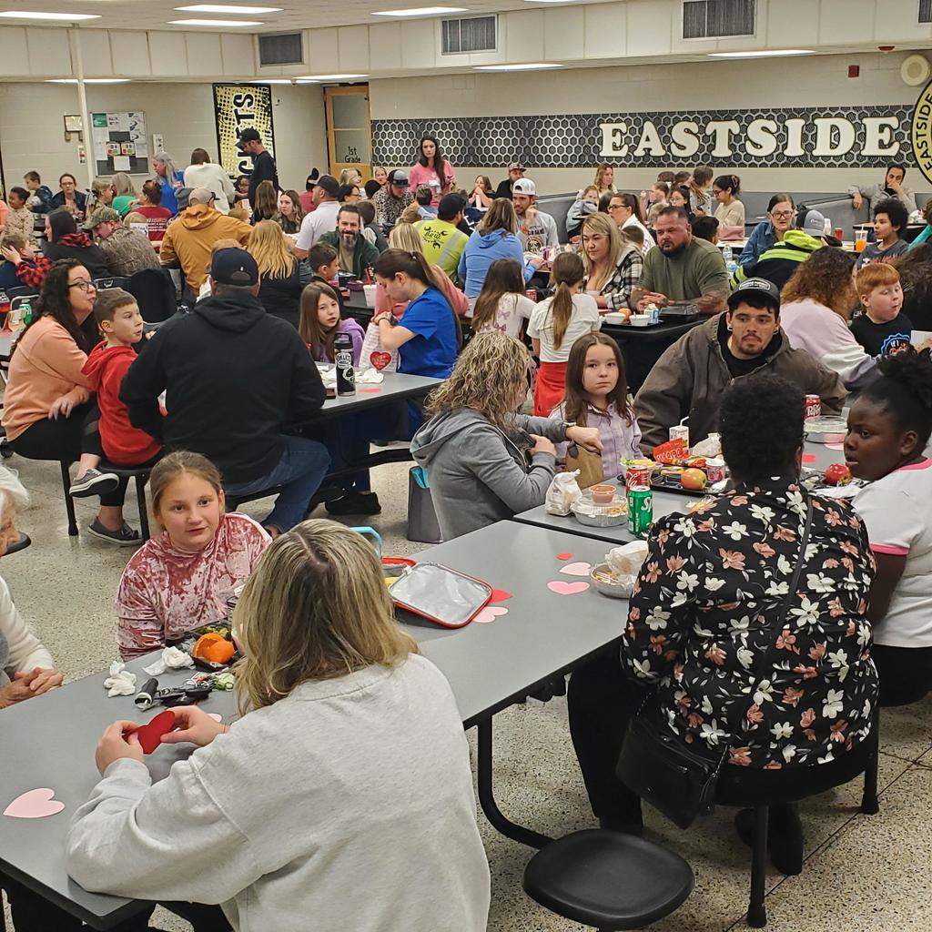Families at Lunch with Loved Ones