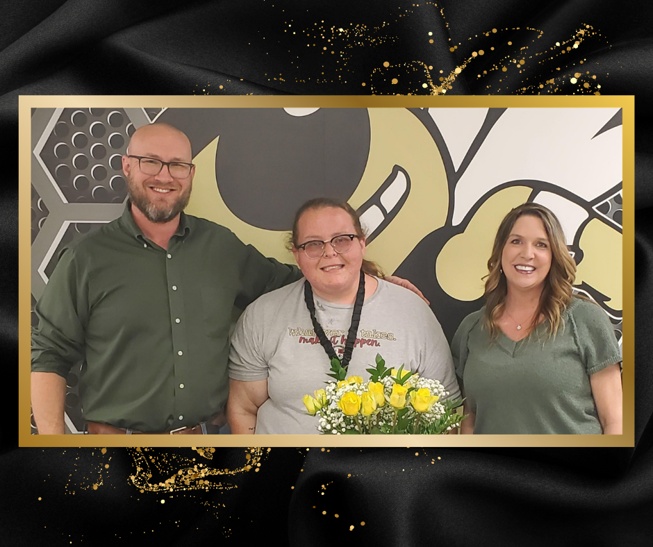 Shelby Tanner with Ryan Shepard and Kristina Richardson