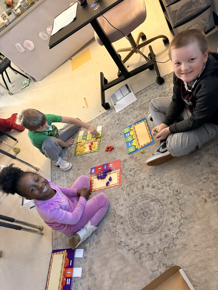 Spiral review collaborative group learning in math with Ms. Laukka. 