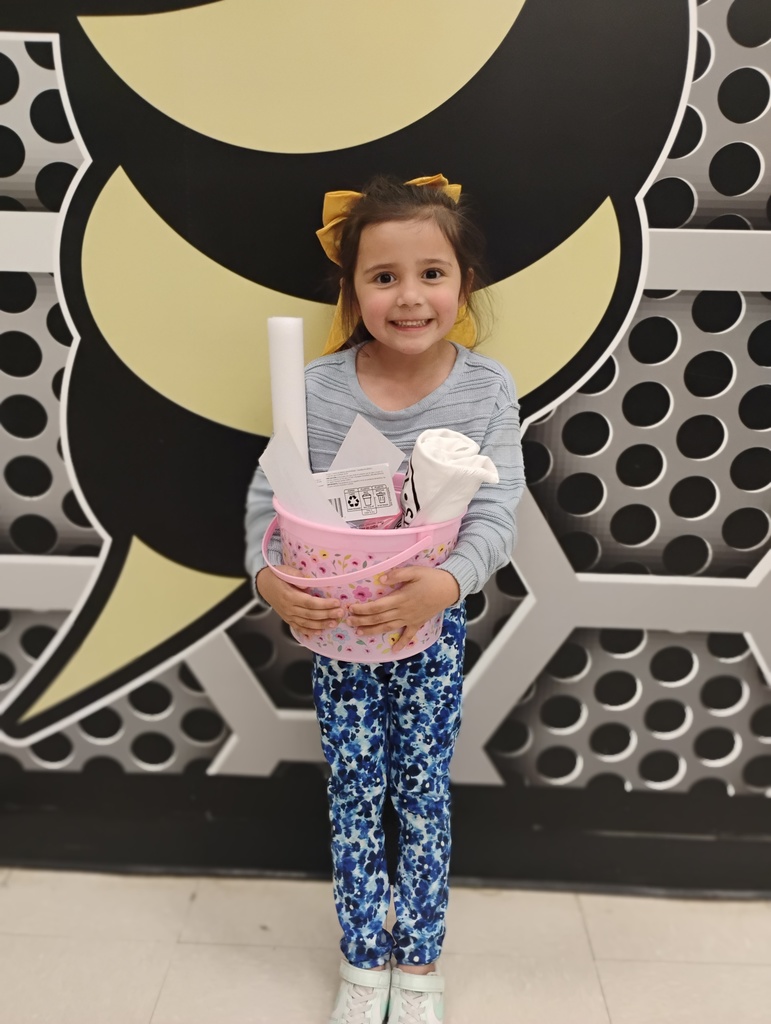 Congratulations, Ms. Everly Cunningham! She was the winner of our Sneaker Ball drawing! Thank you so much for purchasing a pre-sale ticket! Picture is of Everly with her drawing prize of a basket full of goodies. 