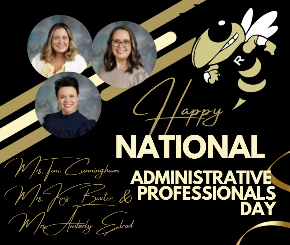 Happy National Administrative Professionals Day to our wonderful office staff, Toni, Kris, and Amberly! We appreciate all you do for our faculty, staff, parents, and students on a daily basis!