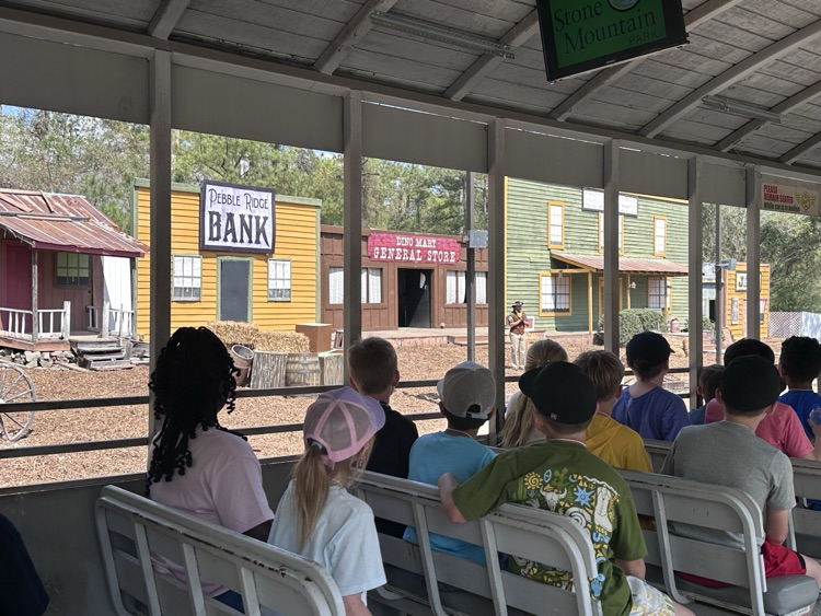 3rd grade Gifted students took learning to new heights on their field trip to Stone Mountain, where they enjoyed the Skyride Tram, a geology lesson, train ride, and Dinotorium. It was a day filled with fun & discovery!  