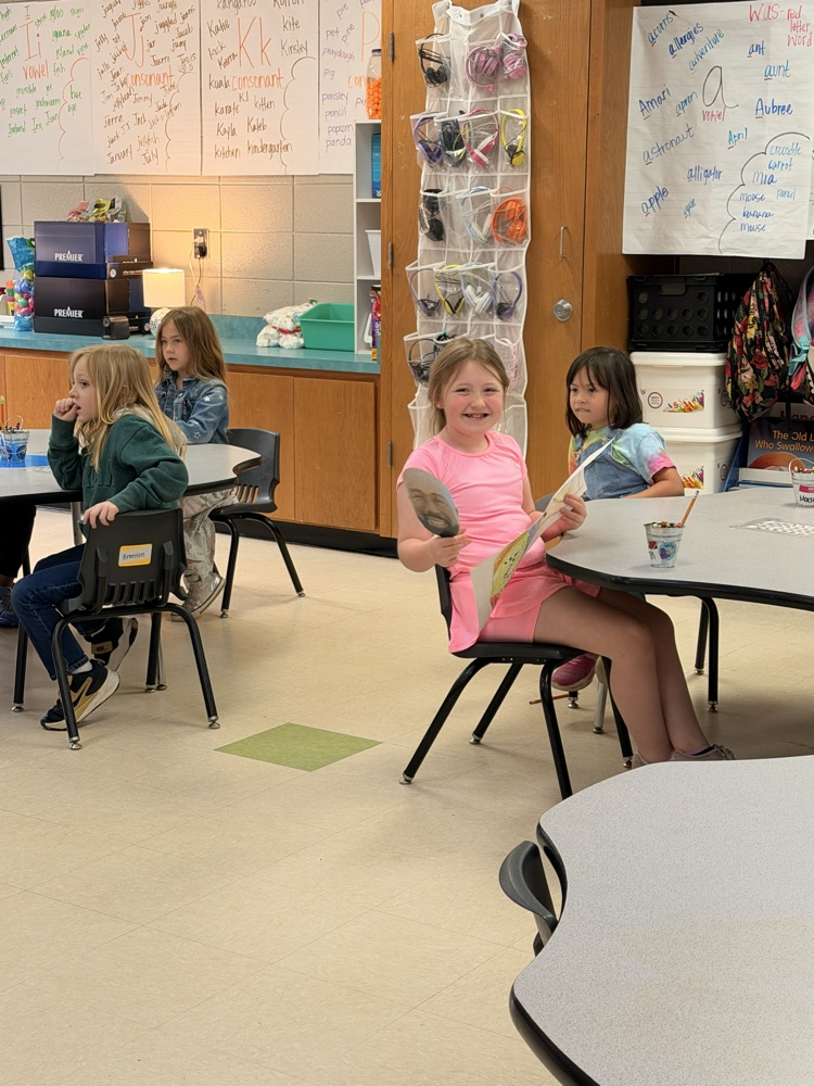 In honor of “Z Day” in our alphabet countdown Mr. Z visited Mrs. Haynes' class. He read the book “Alpha Oops the day Z went first” to her class. 