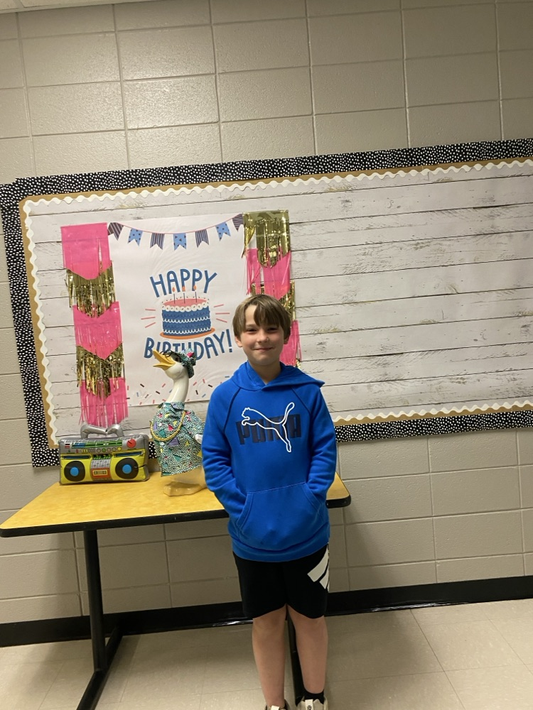Happy Birthday to the following students who celebrated a birthday recently!!