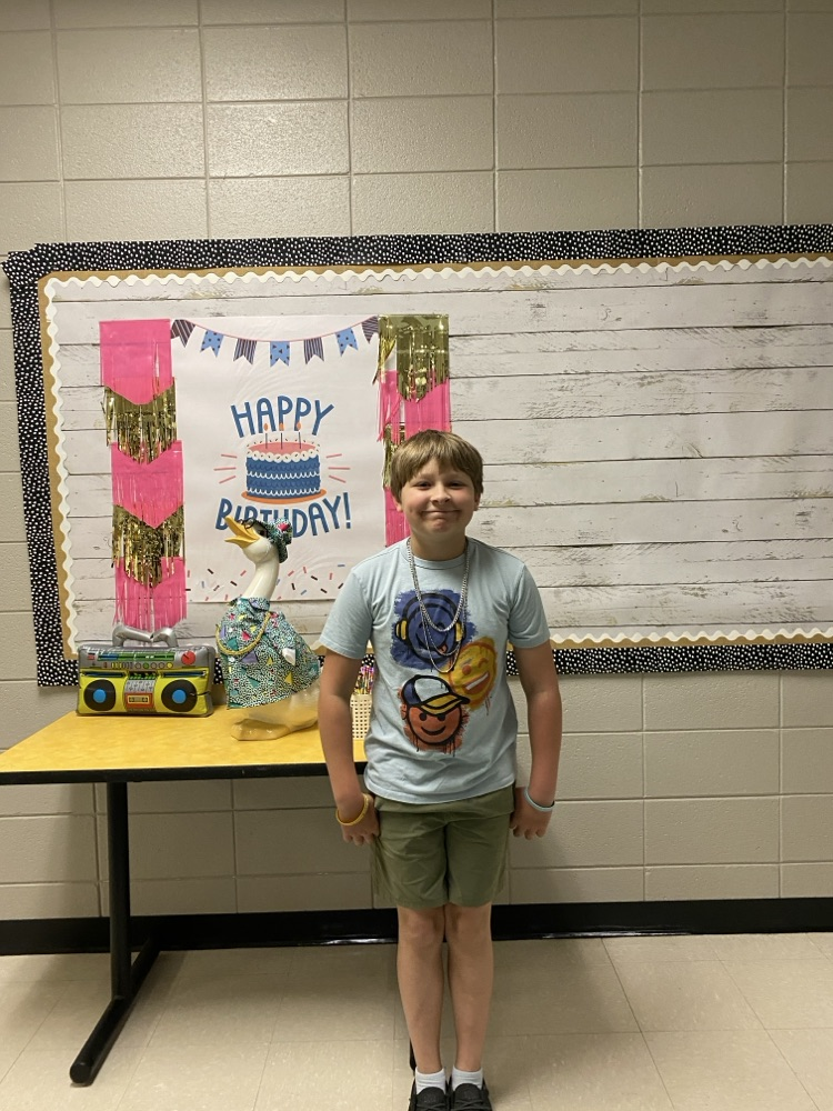 Happy Birthday to the following students who celebrated a birthday recently!!