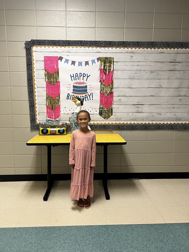 Happy Birthday to the following students who recently celebrated their birthdays!! Picture of Student posing with the goose for her birthday.